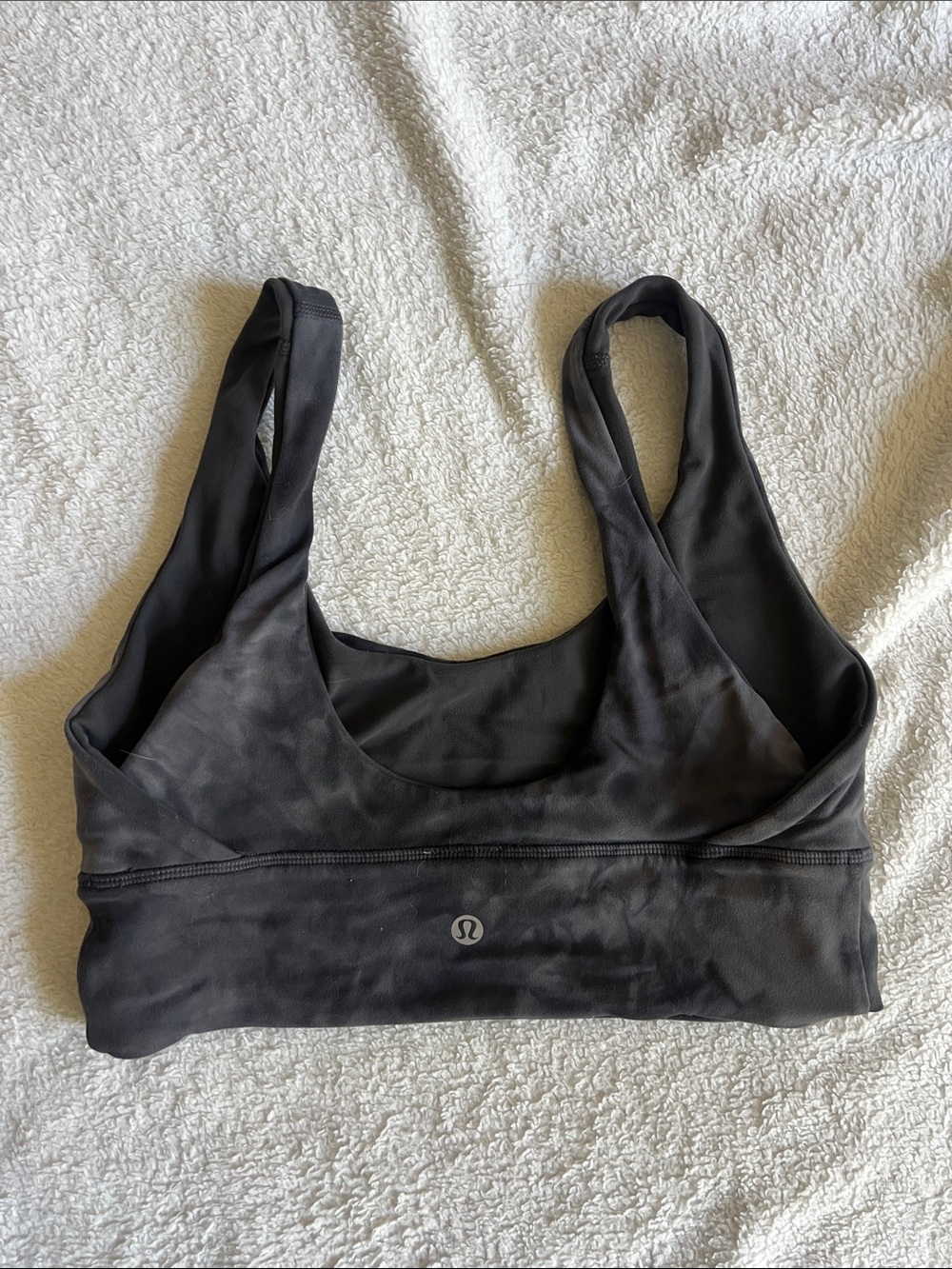 Lululemon Align Bra Diamond Dye Pitch Grey Graphite Grey/Graphite Grey - Size 6 - Picture 3 of 6